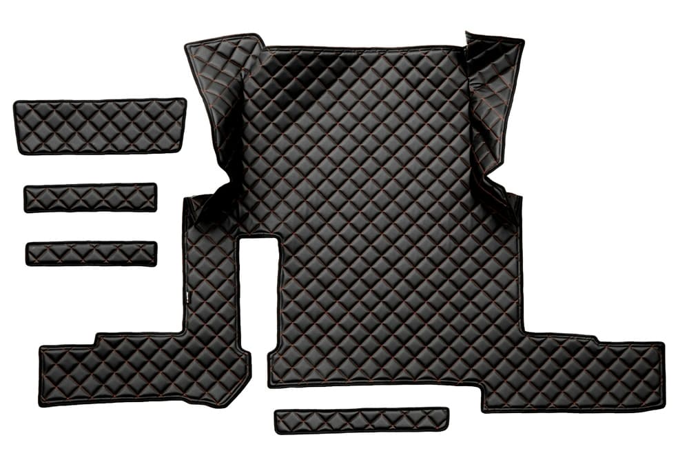 Tapete em couro sintético matelassado para MAN TGX Automático (2018-2020) – Versão com uma gaveta