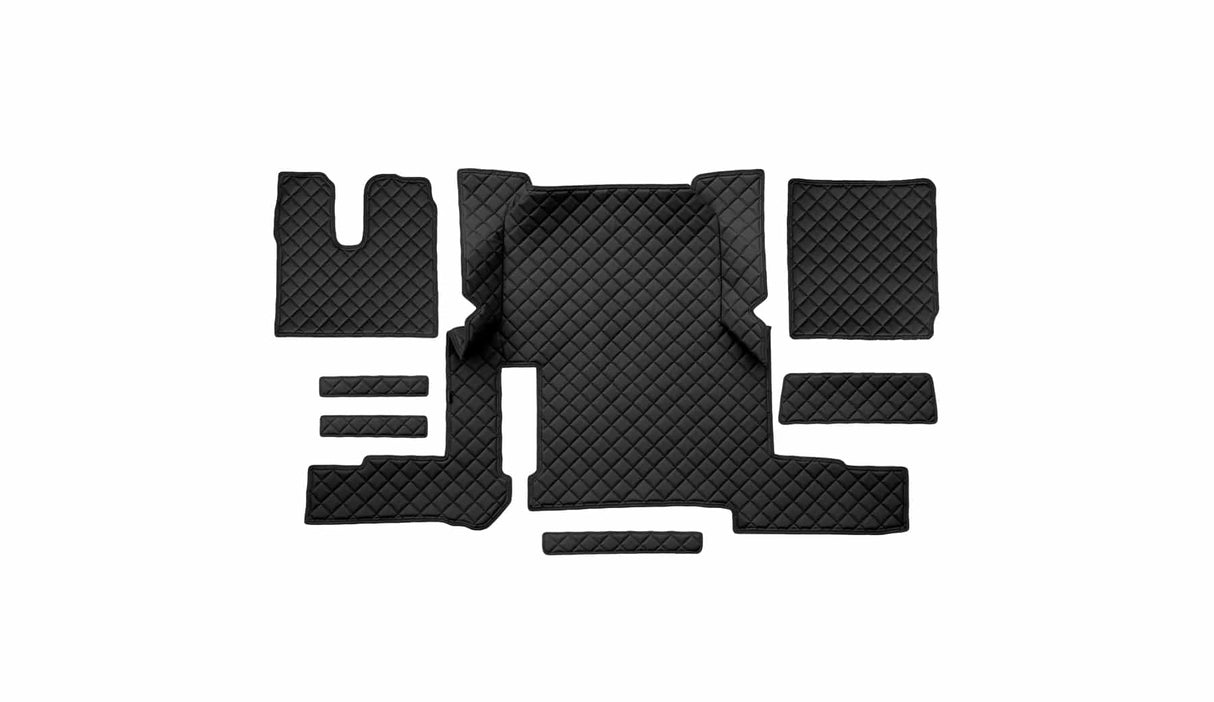 Tapete em couro sintético matelassado para MAN TGX Automático (2018-2020) – Versão com uma gaveta