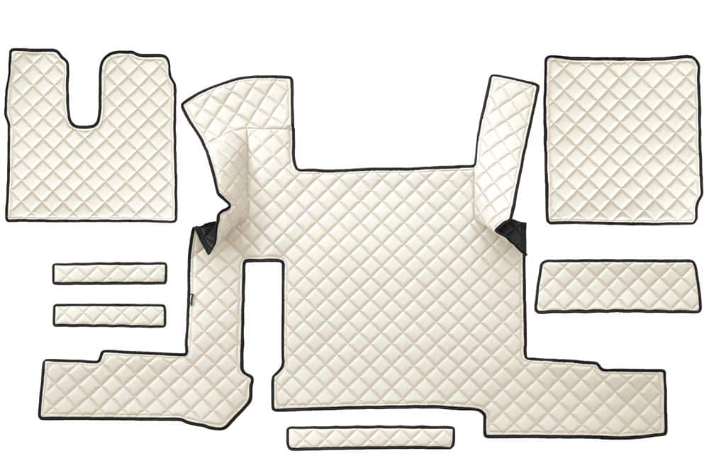 Alfombrilla de polipiel acolchada para MAN TGX Automático (2018-2020) – Cabina dos cajones