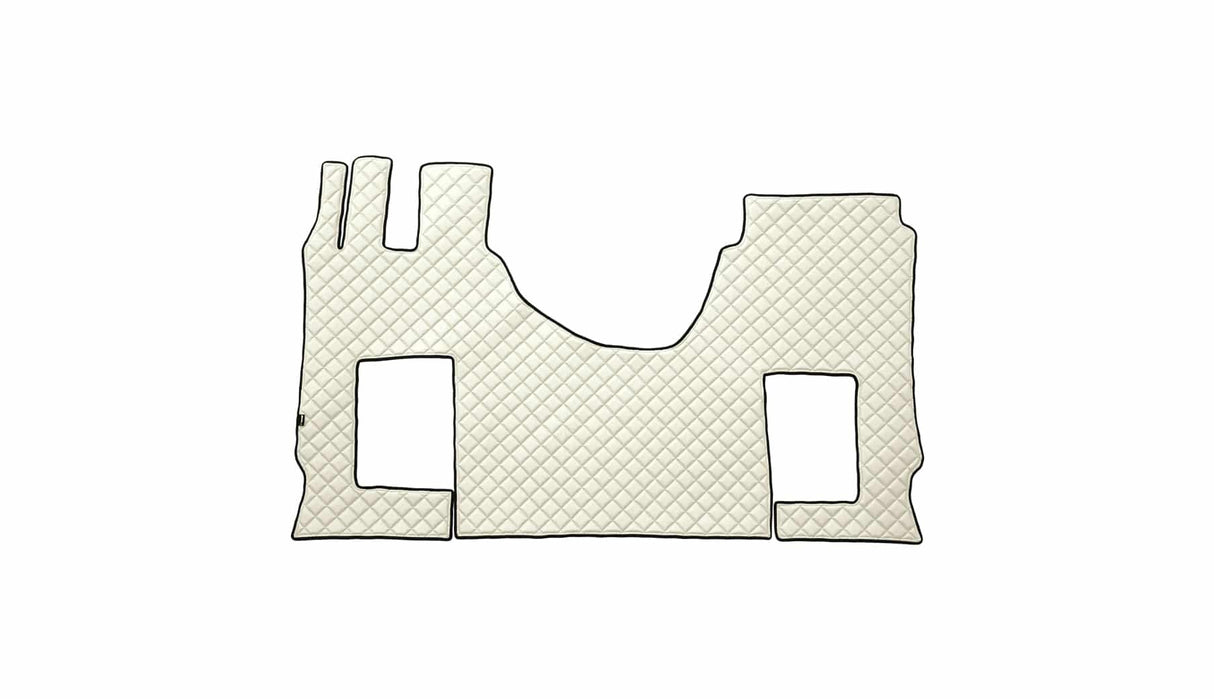 Alfombrilla de piel sintética acolchada para Mercedes-Benz Actros MP4 con asiento fijo de pasajero