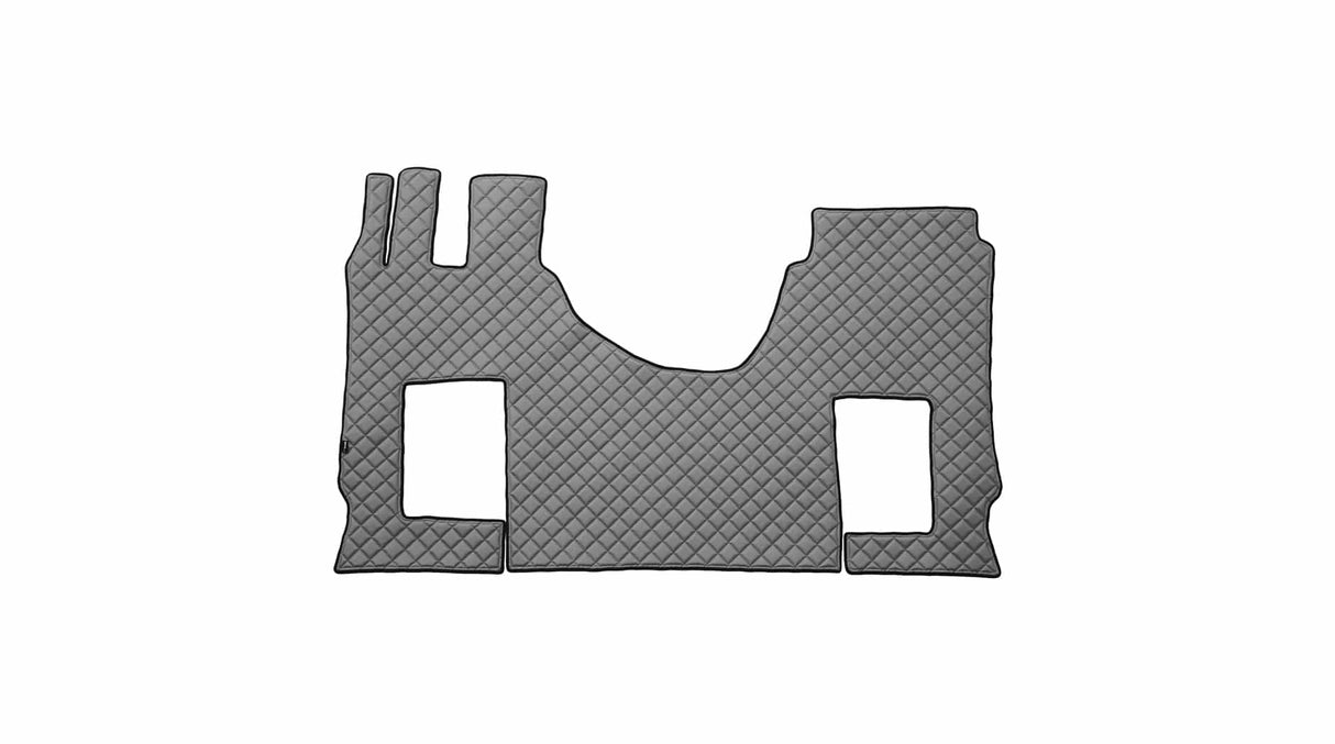 Alfombrilla de piel sintética acolchada para Mercedes-Benz Actros MP4 con asiento fijo de pasajero