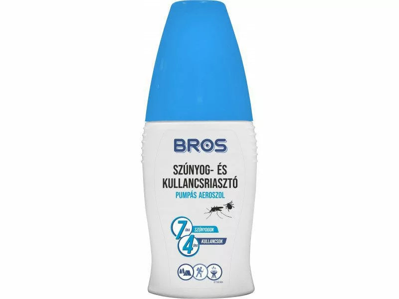 BROS Insektenabwehr Spray gegen Mücken & Zecken – 100 ml Pumpspray