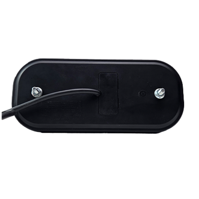 Fanale posteriore LED 6 funzioni con indicatore di direzione dinamico e prisma triangolare 12/24V