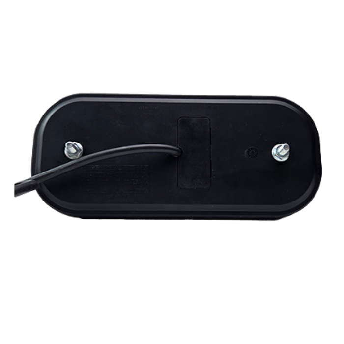 Fanale posteriore LED 6 funzioni con indicatore di direzione dinamico e prisma triangolare 12/24V