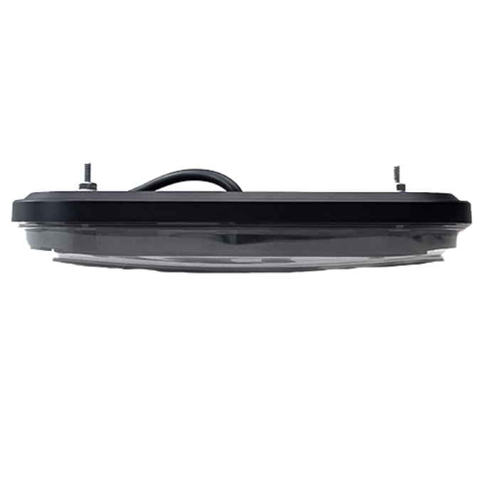 Fanale posteriore LED 6 funzioni con indicatore di direzione dinamico e prisma triangolare 12/24V