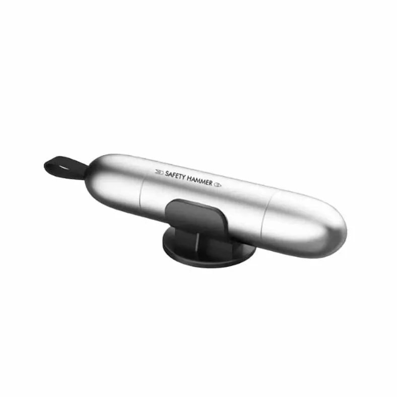 Martelo Quebra-Vidros Mini com Cortador de Cinto