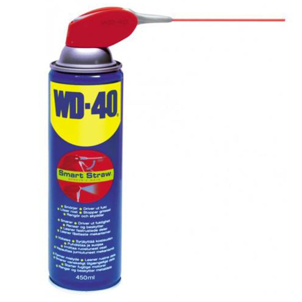 WD-40 Spray 450ml con Beccuccio Smart Straw
