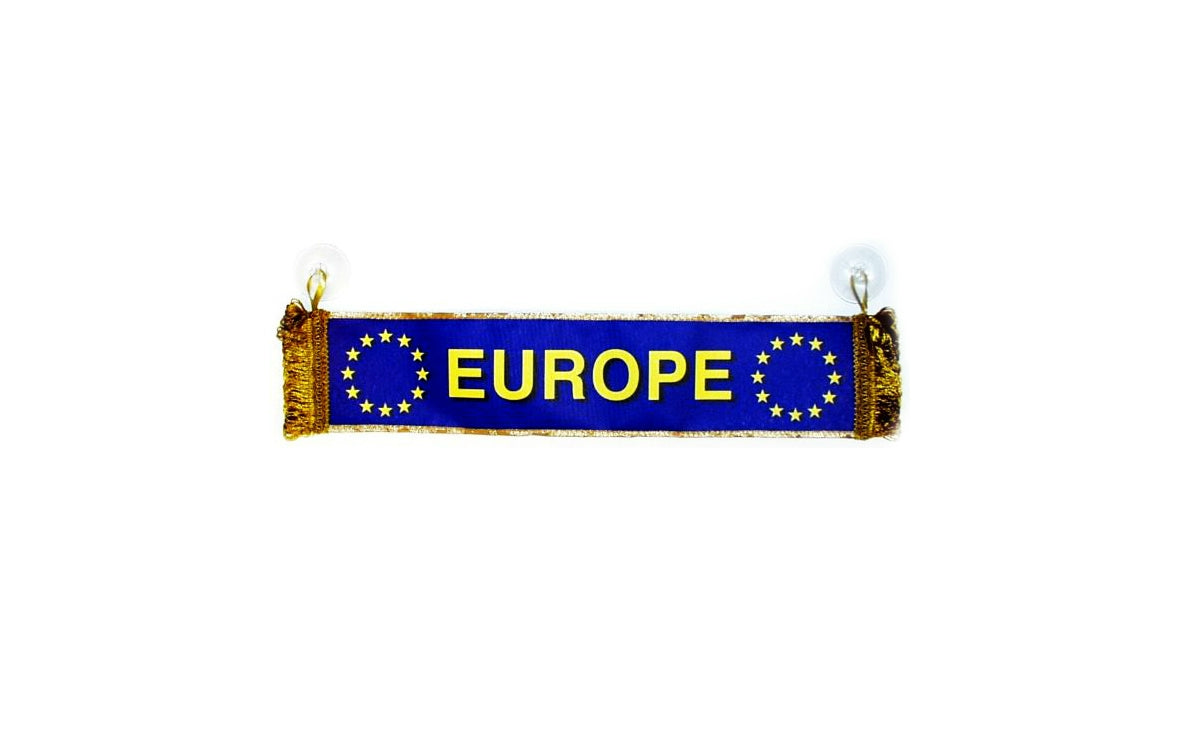 Mini drapeau horizontal avec ventouses – 39 cm