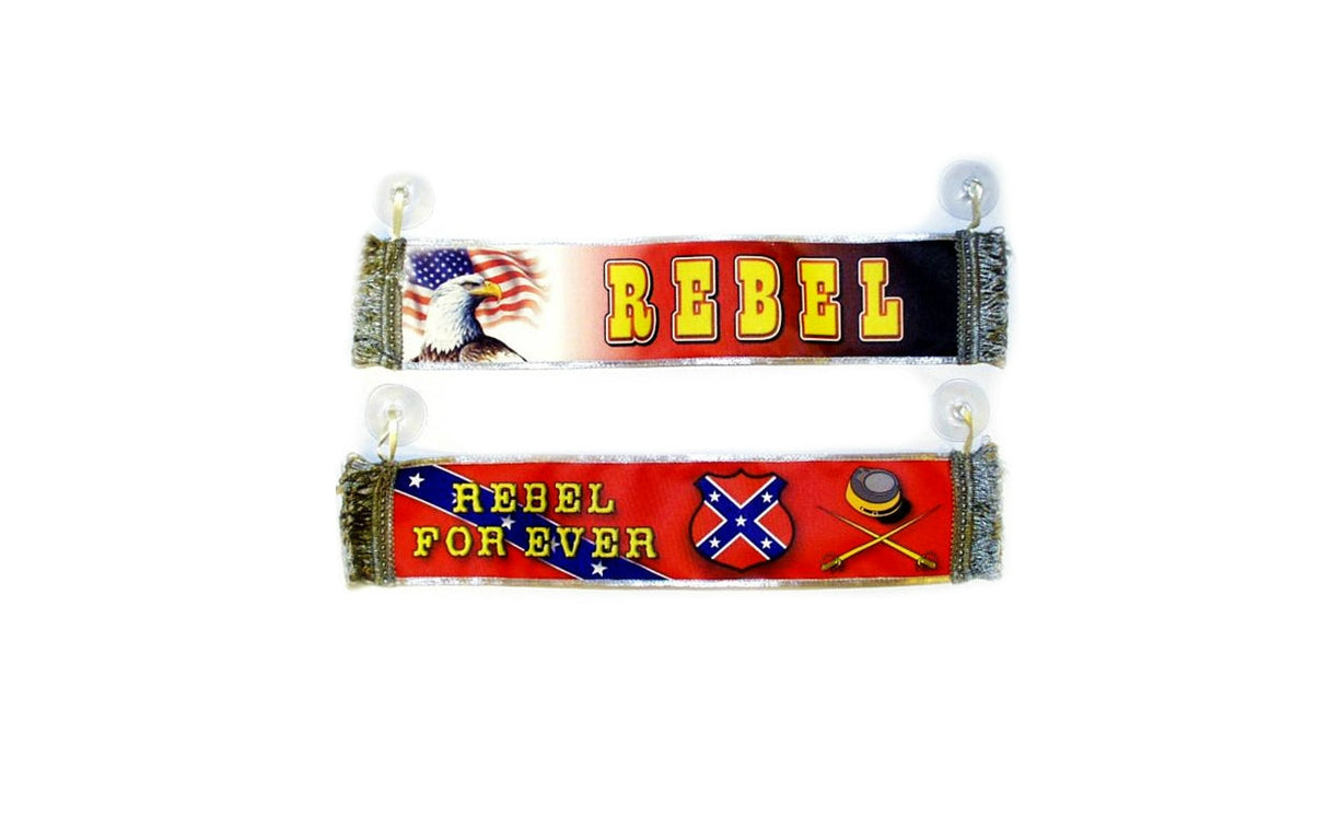 Mini drapeau horizontal avec ventouses – 39 cm