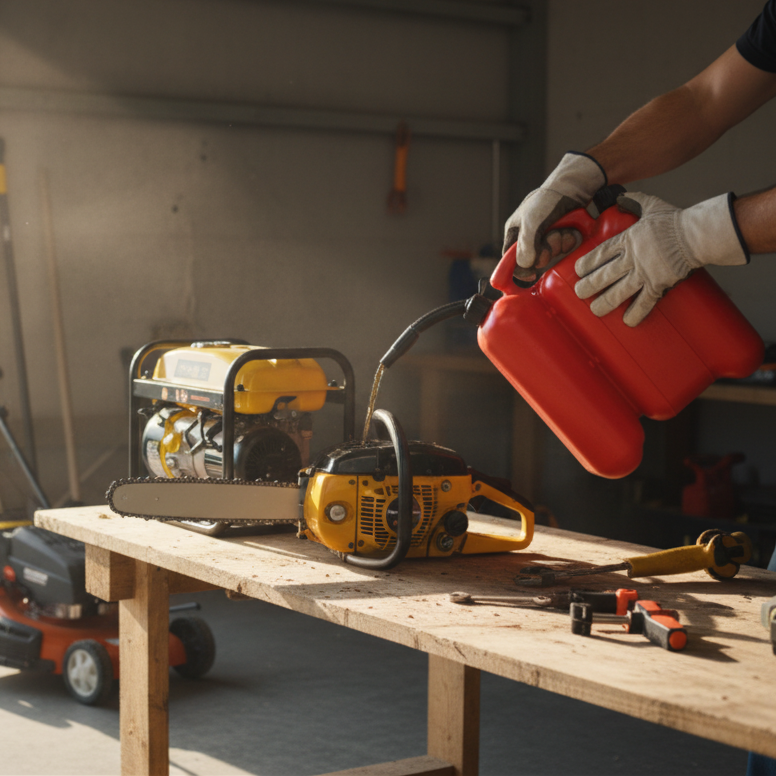 Galão Duplo Carmotion para Gasolina e Óleo 6L + 3L