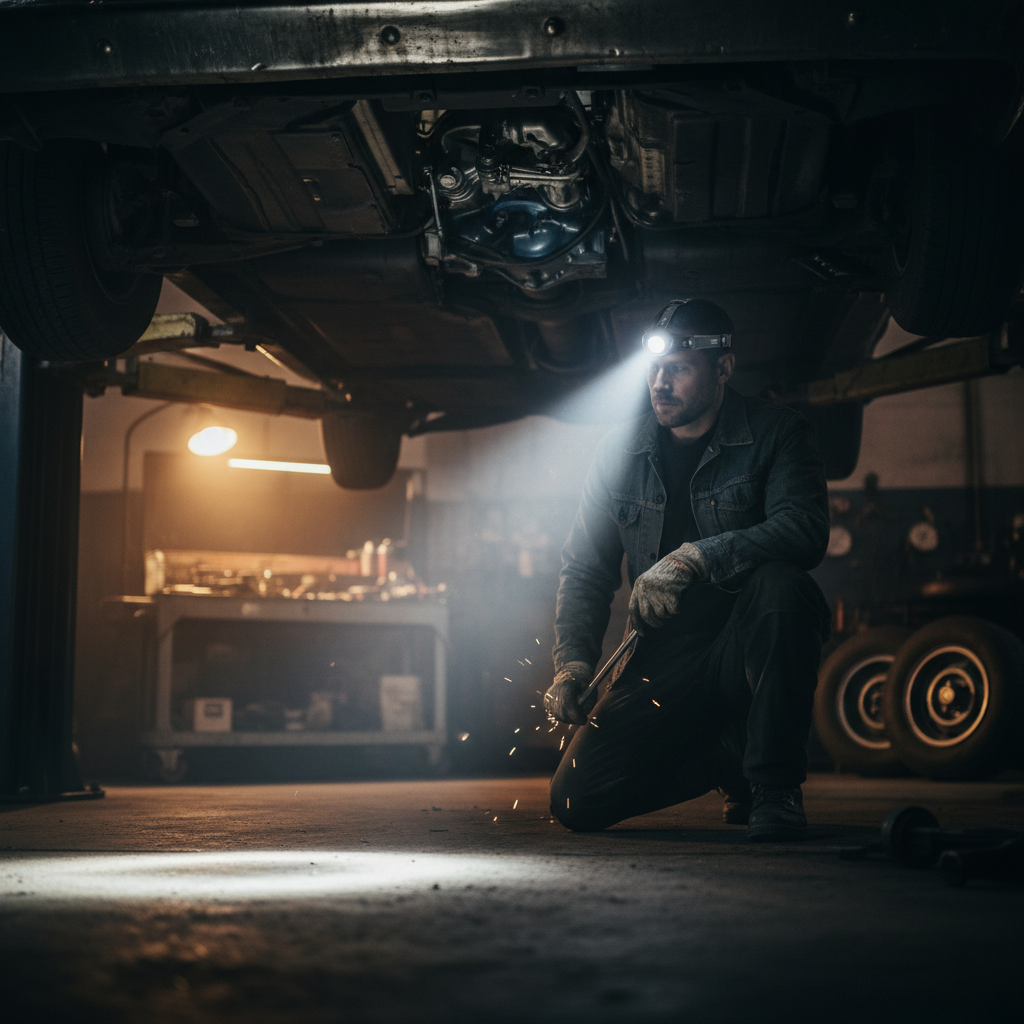 Linterna Frontal LED Recargable con Enfoque Ajustable y Sensor de Movimiento