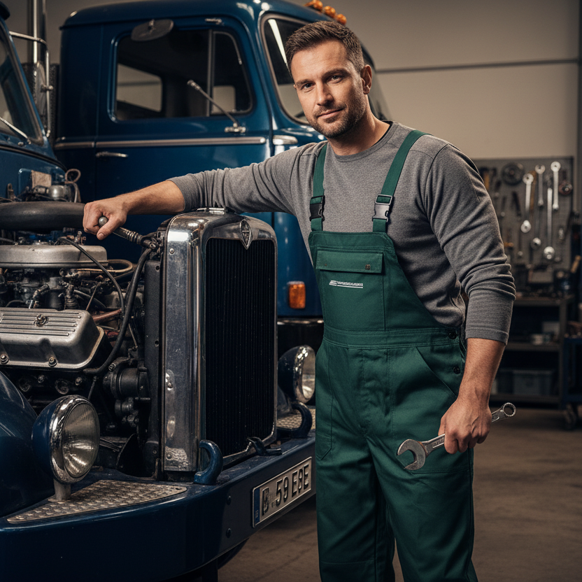 Salopette de travail Hungarocamion – Vert