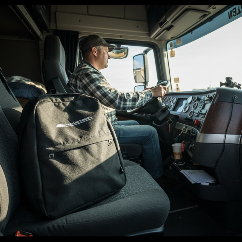 Hungarocamion Logo Backpack – Grey