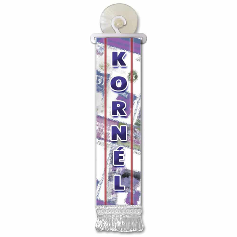 Mini-drapeau personnalisé avec prénom – Fixation ventouse