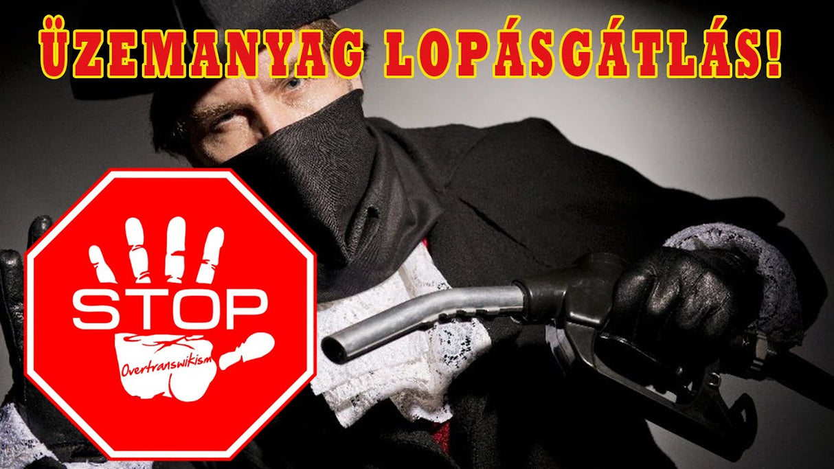 Antirrobo de combustible con tapa abatible para bocas de depósito de 80 mm