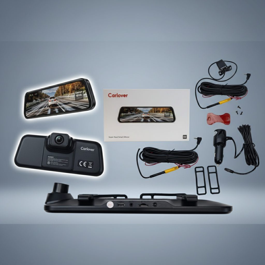 Dash Cam HD N8Pro da Specchietto Retrovisore con Touchscreen 9,35"