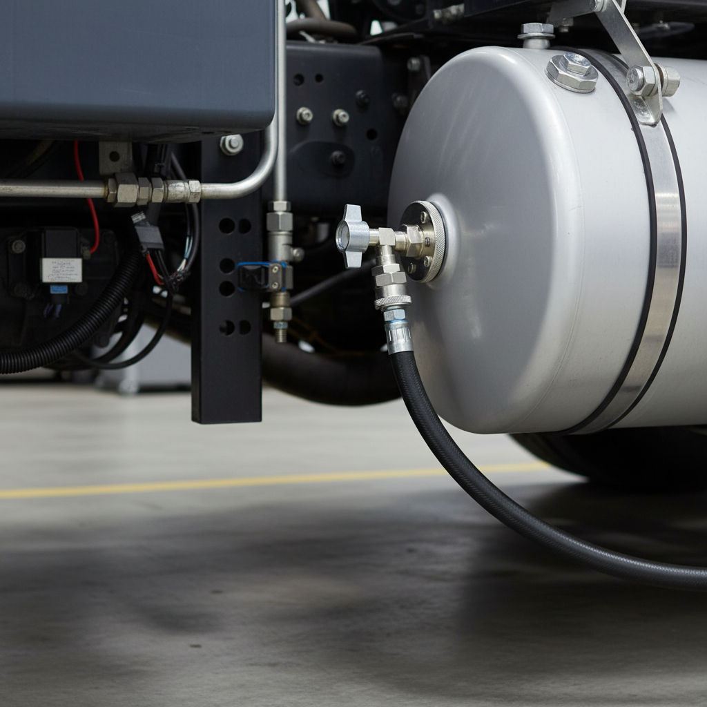 Quick-Connect Fitting for Air Tank Valve