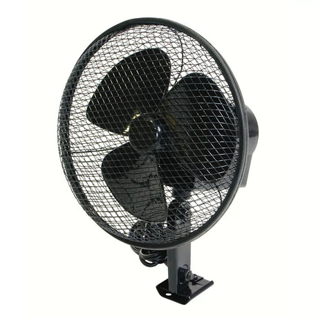24V Metall-Ventilator mit Oszillation, 15 cm – Schraubmontage