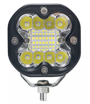 Luz de Trabalho LED Quadrada com Iluminação Combinada 12/24V