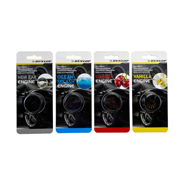 Ambientador Automóvel Dunlop Turbo Design – 4 Aromas Exclusivos