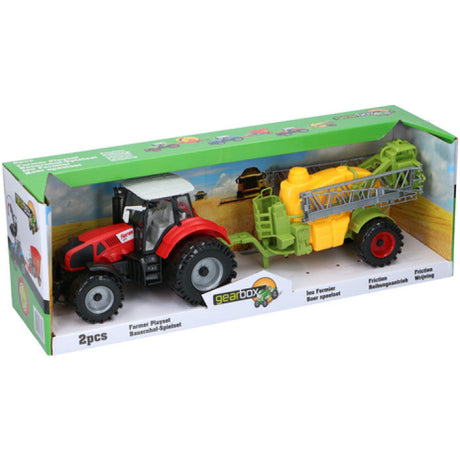 Toy Tractor with Trailer