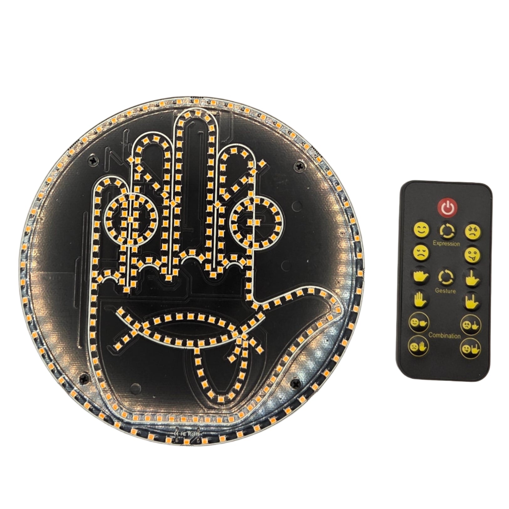 LED Car Message Display – Fun Emoticons & Hand Gestures with Remote ...