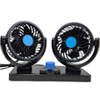 Ventilador Duplo para Carro 2x15cm com 2 Velocidades