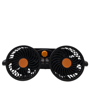 Ventilador Duplo para Carro 2x15cm com 2 Velocidades