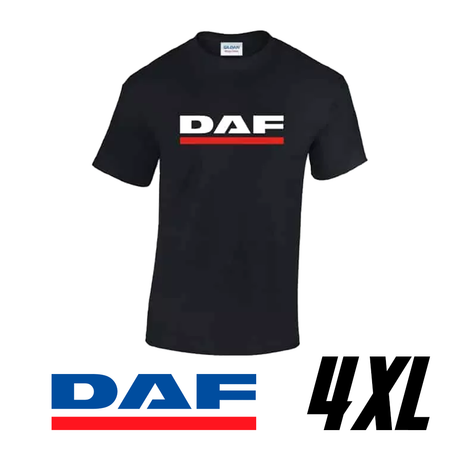 T-shirt DAF 100% Algodão – Preto