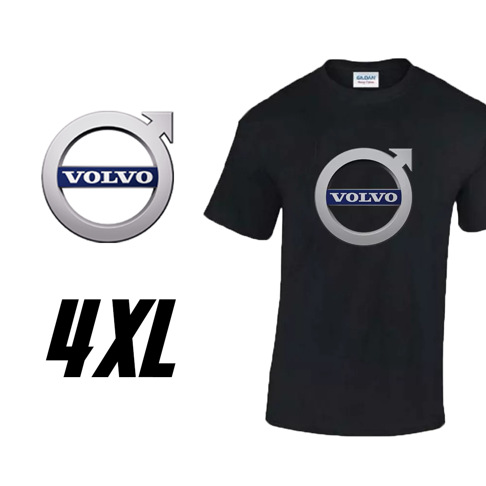 Camiseta Volvo 100% algodón – Negra