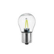 Lampadina LED 2 punti luce bianca BA15S 12/24V