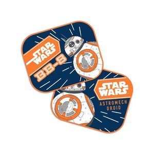 Set de 2 parasoles laterales para coche con diseño Disney o Star Wars (45 x 35 cm)