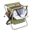 Silla de camping plegable M-Tramp con bolsa térmica integrada - Verde