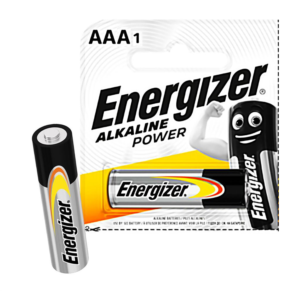 Pilha AAA Energizer Alcalina 1,5V - Unidade