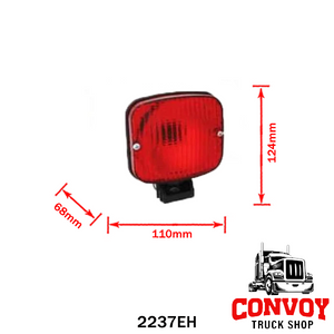 Fendinebbia Posteriore Universale con Supporto SIM 12/24V
