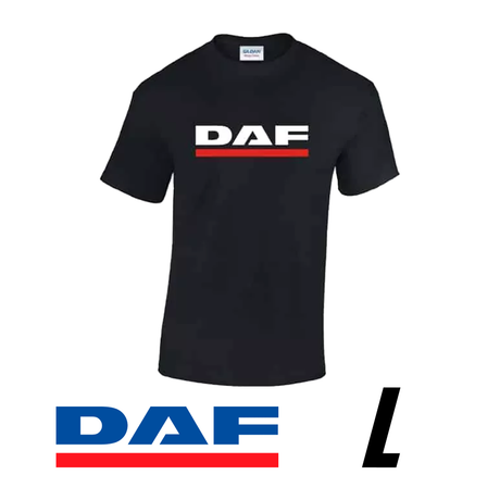 T-shirt DAF 100% Algodão – Preto