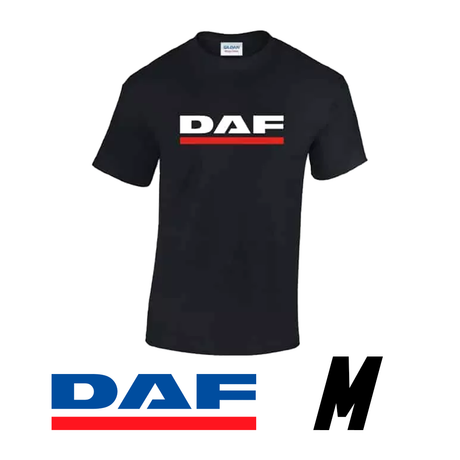 T-shirt DAF 100% Algodão – Preto