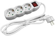 3-Socket Power Strip with Switch, 1.5m Cable