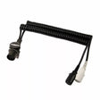 Cable adaptador eléctrico de 15 a 2 x 7 polos para camión y remolque, 4 metros