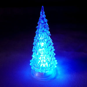 Árbol de Navidad LED con luces de colores 15 cm