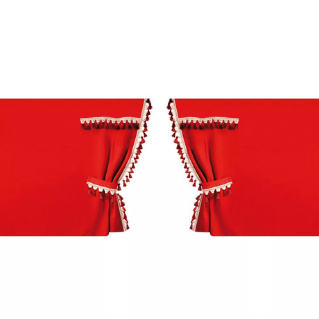Conjunto de Cortinas para Caminhão – Azul ou Vermelho