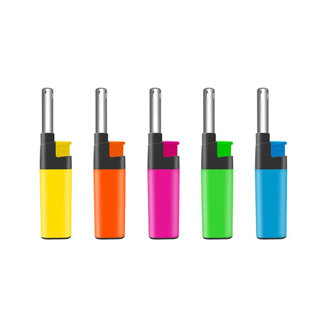 Encendedor de gas recargable de 12 cm – Varios colores