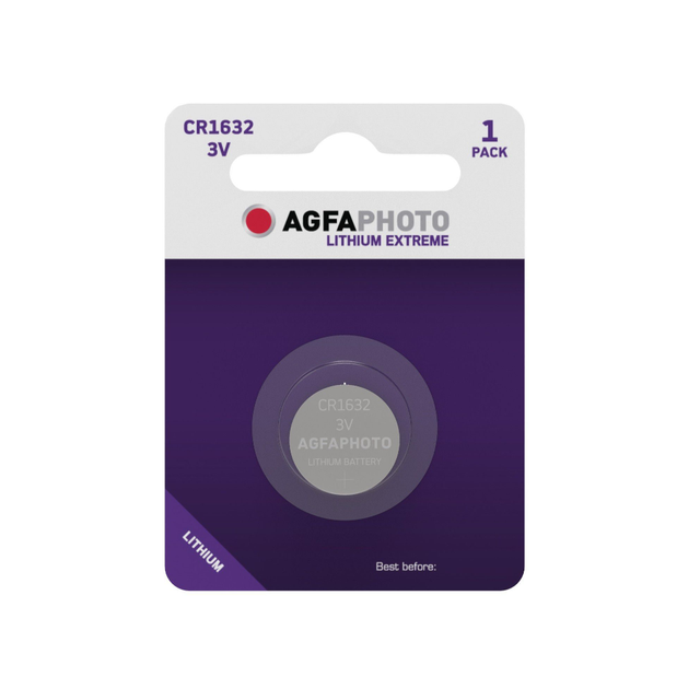 Pila de botón de litio CR1632 3V (1 unidad)
