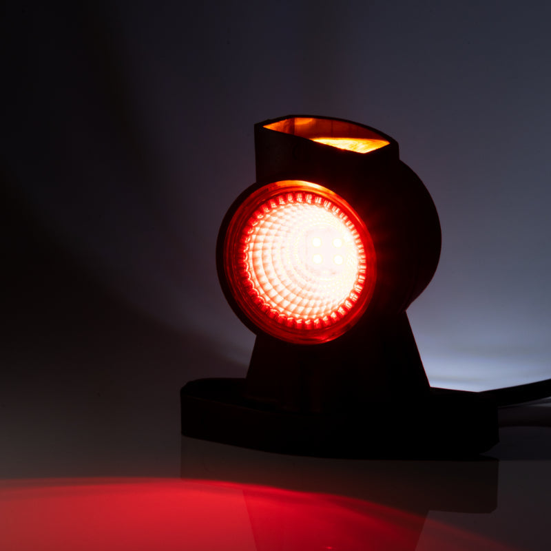 Feu de position latéral LED Omega à microprismes – 3 fonctions