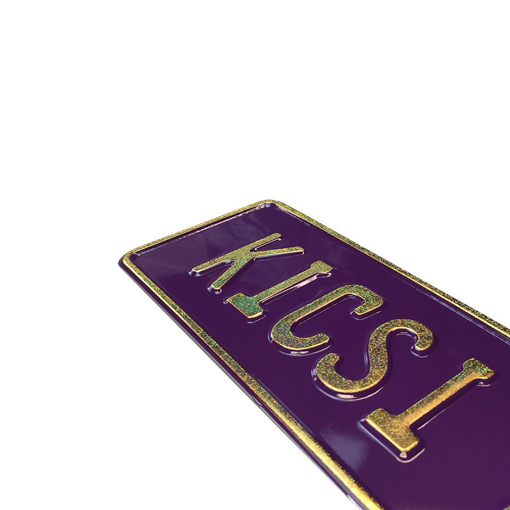 Personalisierbares Aluminiumschild – in vielen Farben und Designs