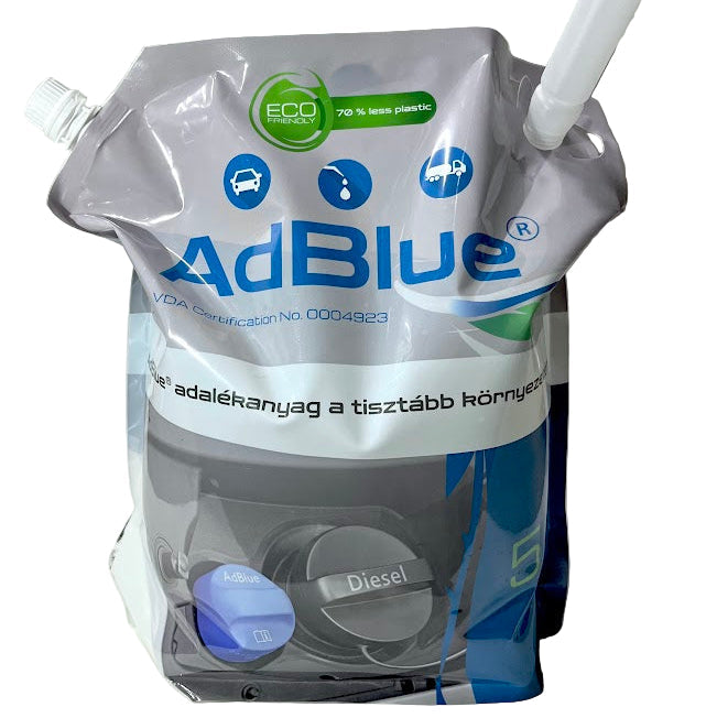 AdBlue en bolsa doypack con vertedor 5L