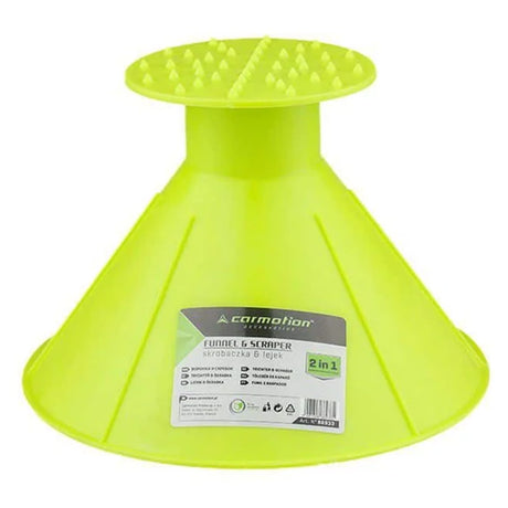 Rascador de hielo 2 en 1 con forma de embudo