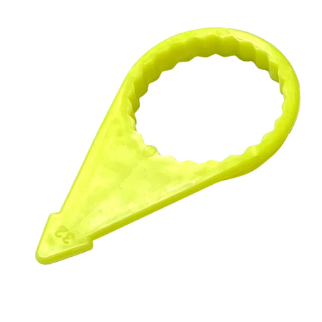 Radmutter-Löseindikator aus Kunststoff, gelb