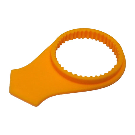 Radmutter-Löseindikator aus Kunststoff, gelb