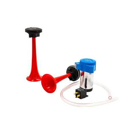 Kompressor-Hupe mit 2 Hörnern, 117 dB – für PKW und LKW, 12V/24V